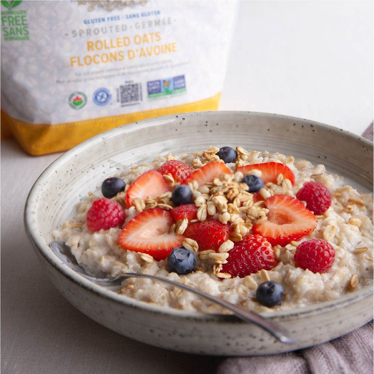 One Degree Organics Sprouted Rolled Oats — view 6